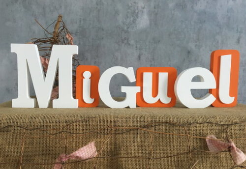 Letras de MDF -Nomes Blocos