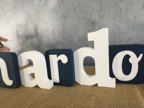 Letras de MDF -Nomes Blocos URSO