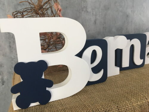 Letras de MDF -Nomes Blocos URSO