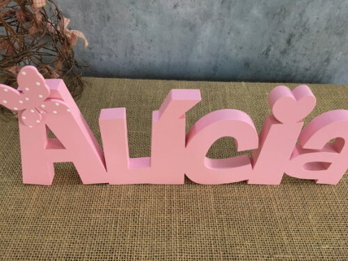 Nome em MDF Personalizado com para Quarto de Bebê - Letras Decor