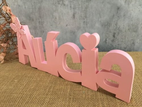 Nome em MDF Personalizado com para Quarto de Bebê - Letras Decor