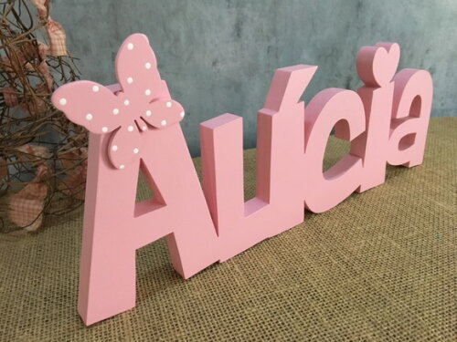 Nome em MDF Personalizado com para Quarto de Bebê - Letras Decor