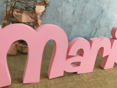Letras de MDF -Nomes Linha CH