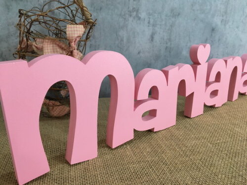 Letras de MDF -Nomes Linha CH