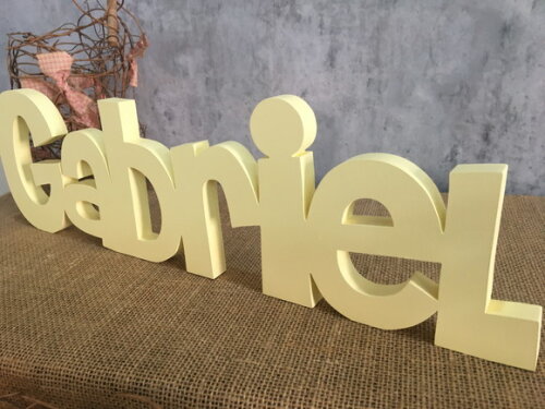 Letras de MDF -Nomes Linha CH