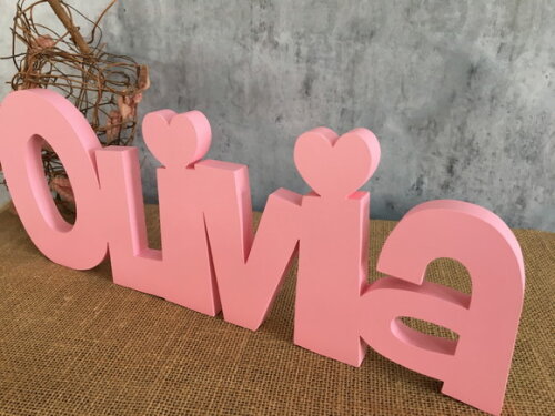 Letras de MDF -Nomes Linha CH
