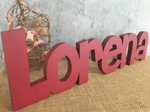 Letras de MDF -Nomes Linha CH