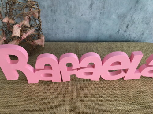 Letras de MDF -Nomes Linha CH