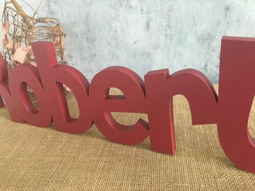 Letras de MDF -Nomes Linha CH
