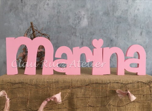 Letras de MDF -Nomes Linha CH