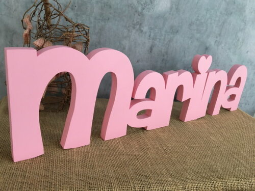 Letras de MDF -Nomes Linha CH