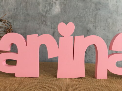 Letras de MDF -Nomes Linha CH