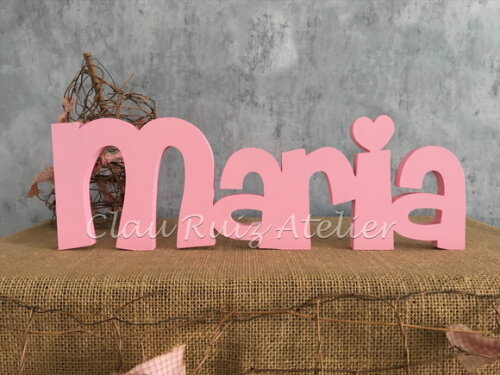 Letras de MDF -Nomes Linha CH