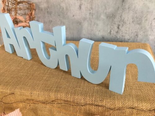 Letras de MDF -Nomes Linha CH