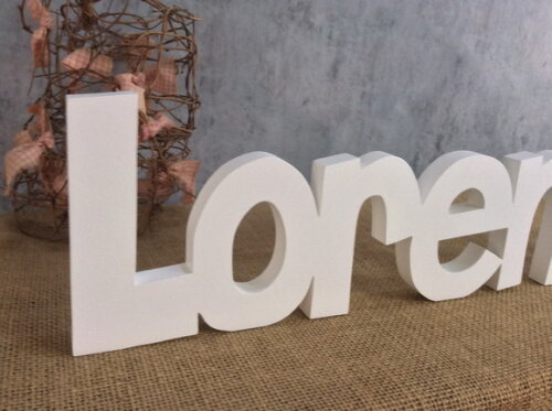 Letras de MDF -Nomes Linha CH