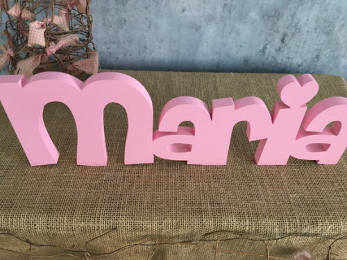 Letras de MDF -Nomes Linha CH