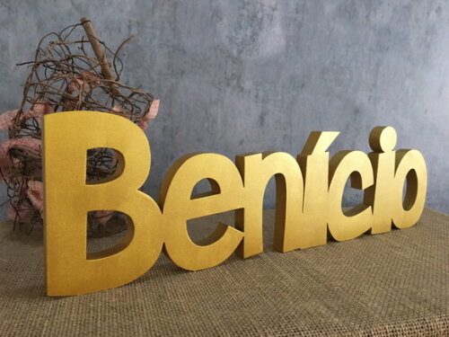 Letras de MDF -Nomes Linha CH
