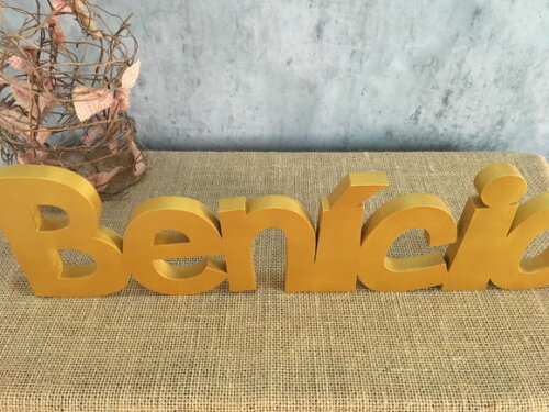 Letras de MDF -Nomes Linha CH