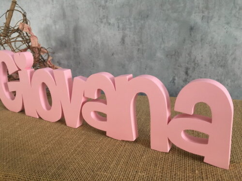 Letras de MDF -Nomes Linha CH