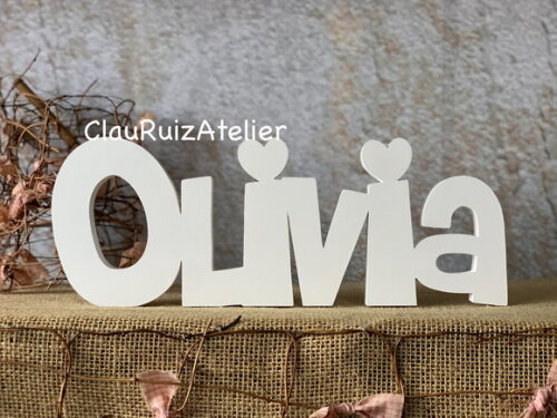 Letras de MDF -Nomes Linha CH