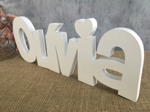 Letras de MDF -Nomes Linha CH