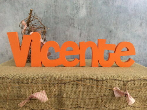 Letras de MDF -Nomes Linha CH
