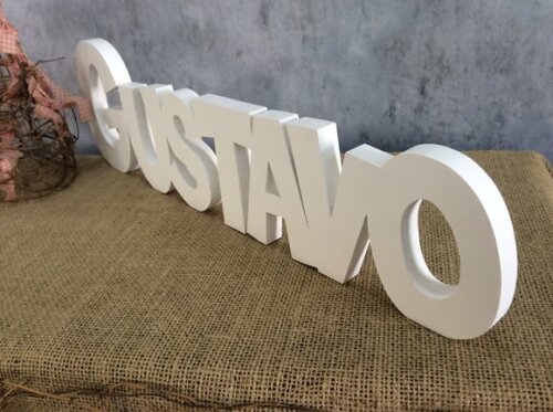 Letras de MDF -Nomes Linha CH