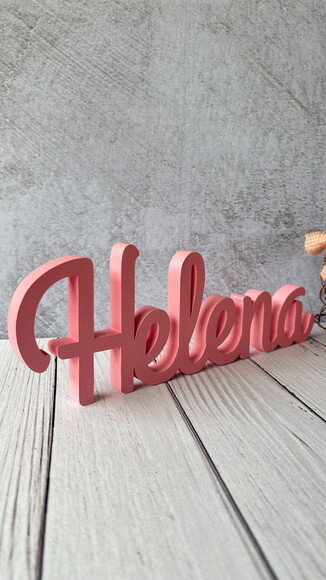 Letras de mdf -nomes Linha Cursiva _ Decoração Bebê