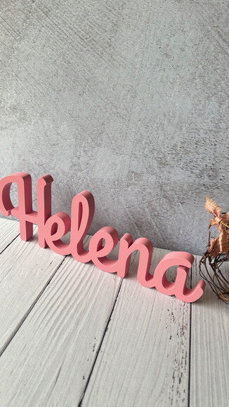 Letras de mdf -nomes Linha Cursiva _ Decoração Bebê