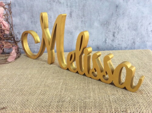 Letras de MDF -Nomes- Linha Cursiva