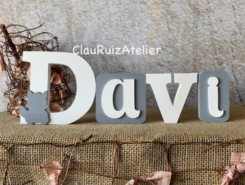 Letras de mdf Blocos - Raposa