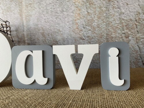 Letras de mdf Blocos - Raposa