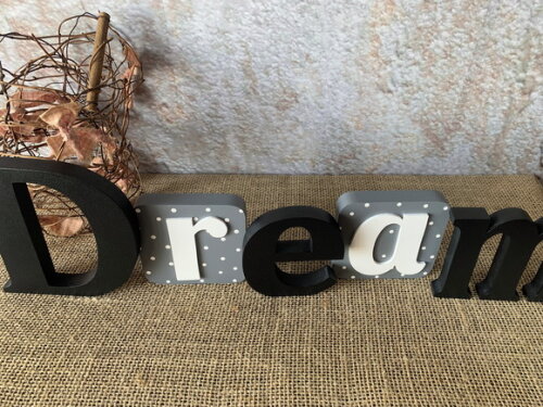 Letras de mdf Blocos Estrela