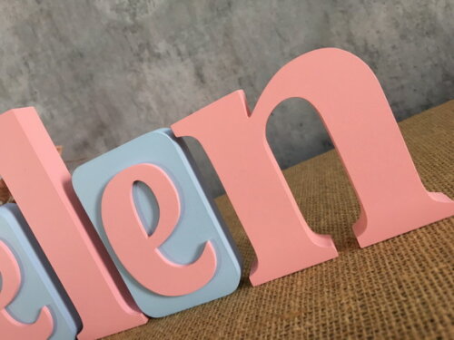 Letras de MDF BLOCOS ESTRELA