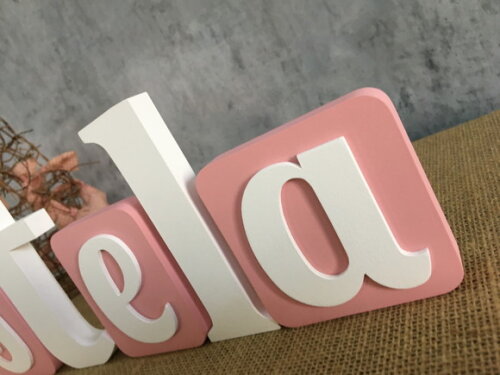 Letras de MDF BLOCOS ESTRELA