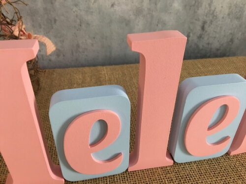 Letras de MDF BLOCOS ESTRELA