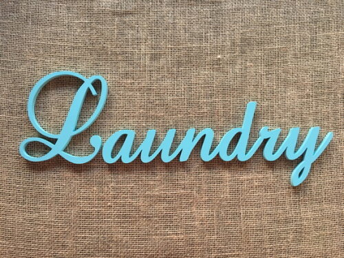 LETRAS DE MDF LAUNDRY