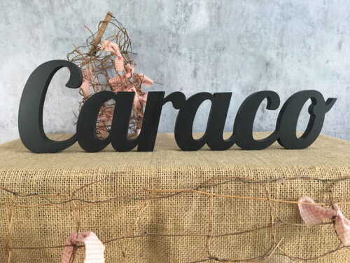 LETRAS DE MDF PALAVRAS. - CARACO