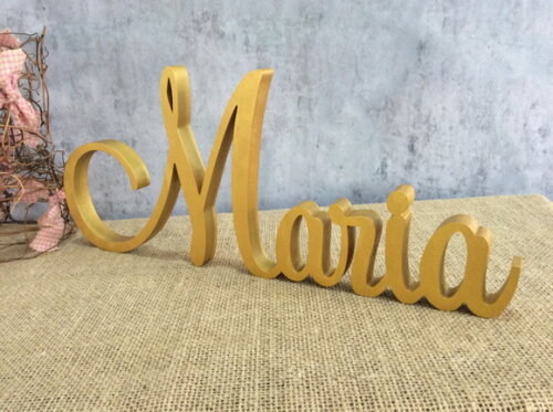 Letras Decorativas - Linha Cursiva