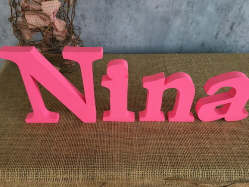 Letras Decorativas - nome em MDF