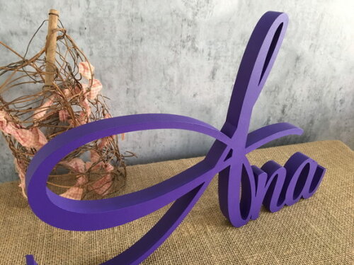 Letras Decorativas - nome em MDF