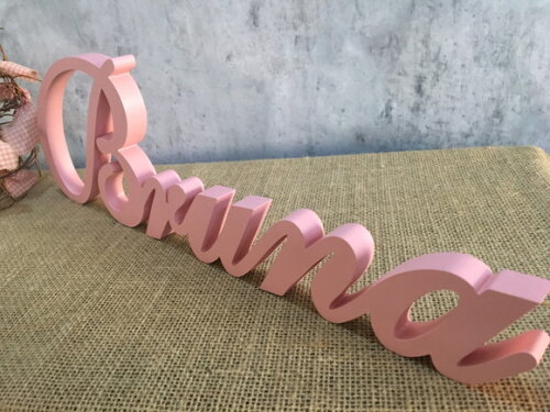 Letras Decorativas - nome em MDF