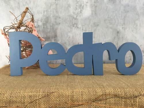Letras Decorativas - nome em MDF