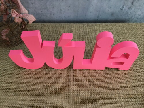 Letras Decorativas - nome em MDF