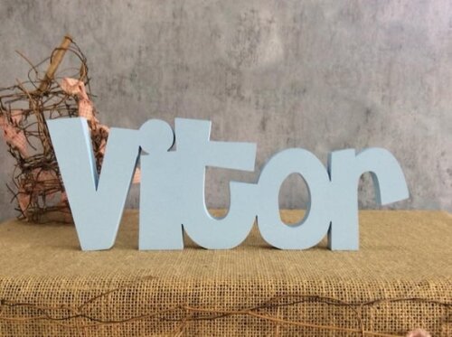 Letras Decorativas - nome em MDF