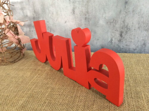 Letras Decorativas - nome em MDF