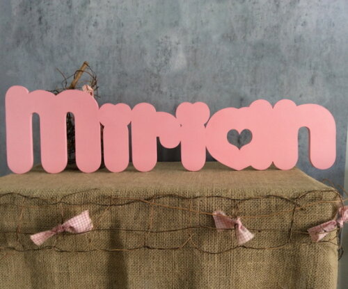 Letras Decorativas - nome em MDF
