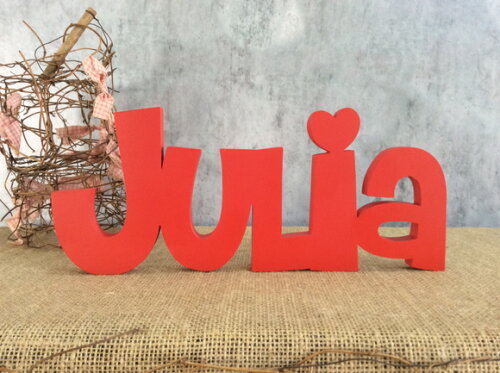 Letras Decorativas - nome em MDF