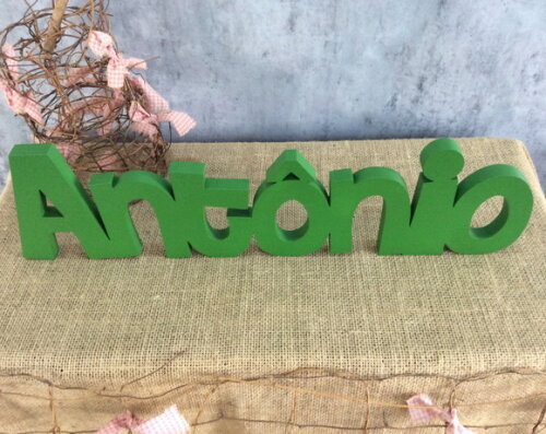 Letras Decorativas - nome em MDF