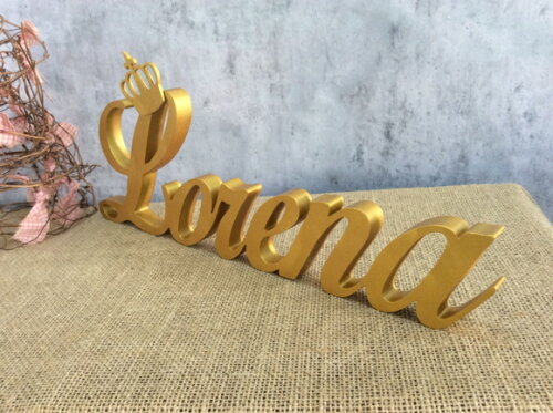 Letras Decorativas - nome em MDF